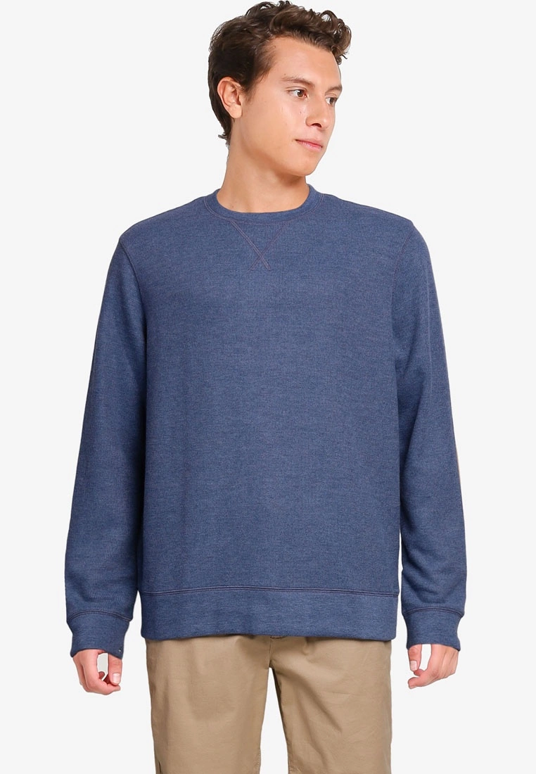Banana Republic Brushed Waffle Crew 3 Banana Republic Brushed Waffle Crew