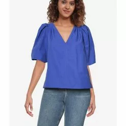 Banana Republic Architectural Puff Sleeve Top