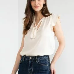 Banana Republic Flutter Sleeve Top