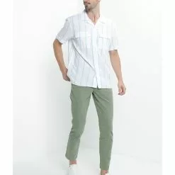 Banana Republic Cotton Linen Stripe Resort Shirt 9 Banana Republic Cotton Linen Stripe Resort Shirt -Outlet Banana Republic Store banana republic 8597 6238026 4