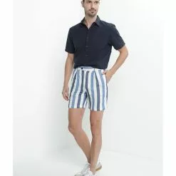 Banana Republic 7" Cotton-Linen Shorts -Outlet Banana Republic Store banana republic 8671 5738026 4