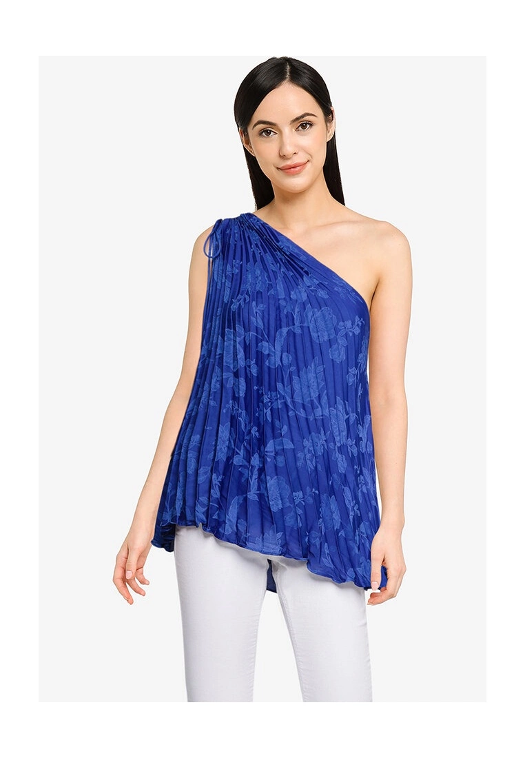 Banana Republic Sleeveless Pleated One Shoulder Top 3 Banana Republic Sleeveless Pleated One Shoulder Top