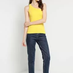 Banana Republic Cotton Rib One Shoulder Top -Outlet Banana Republic Store banana republic 8922 5747416 4