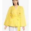 Banana Republic Ls Vol Slv Wrap Top -Outlet Banana Republic Store banana republic 8930 4167016 1