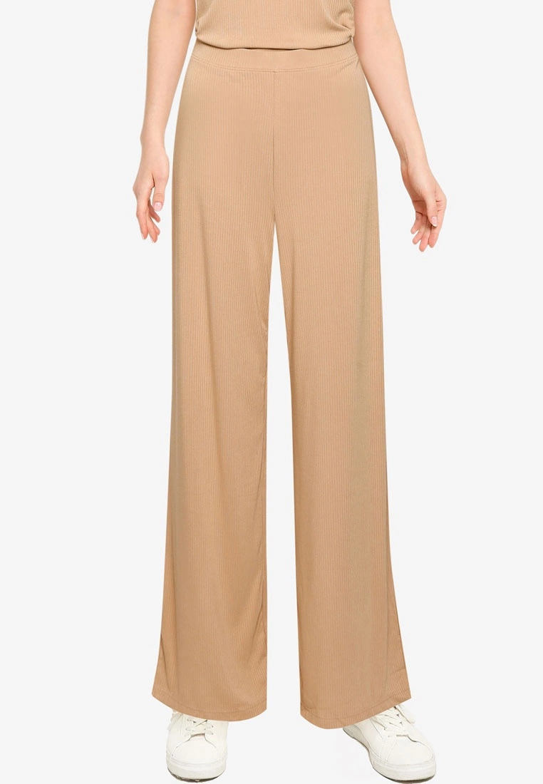 Banana Republic Ribbed Knit Wide Leg Pants 3 Banana Republic Ribbed Knit Wide Leg Pants