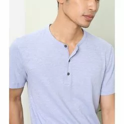 Banana Republic Softwash Curved Hem Henley T-Shirt -Outlet Banana Republic Store banana republic 8954 1289326 7