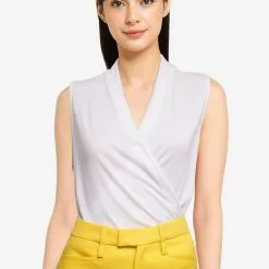 Banana Republic Tencel Sleeveless Wrap Top