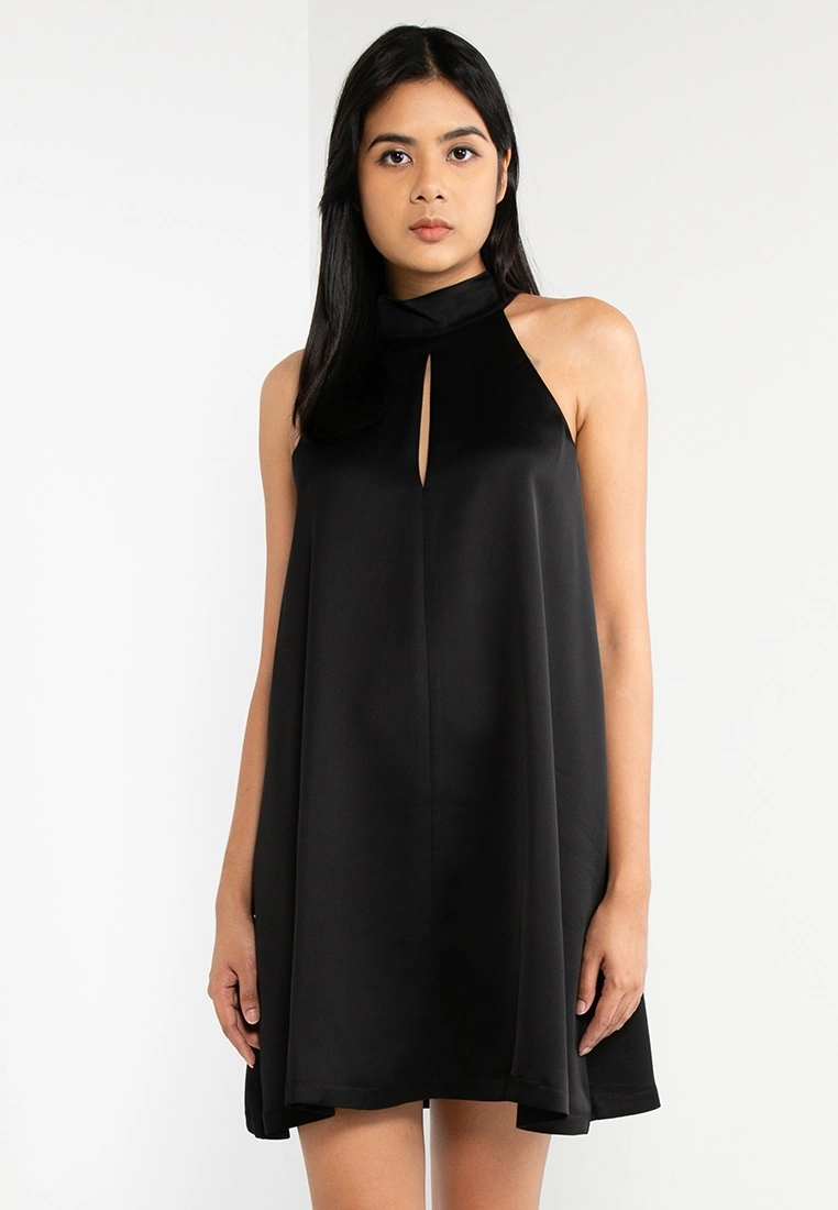 Banana Republic Lili Satin Mini Dress 3 Banana Republic Lili Satin Mini Dress