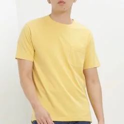 Banana Republic Authentic Garment Dye Pocket Crew T-Shirt