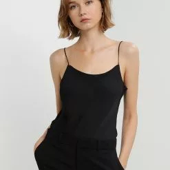 Banana Republic Sl Cotton Rib Cutaway Tank