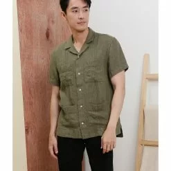 Banana Republic Linen Resort Shirt -Outlet Banana Republic Store banana republic 9780 8438026 5