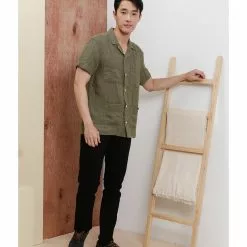 Banana Republic Linen Resort Shirt -Outlet Banana Republic Store banana republic 9781 8438026 8