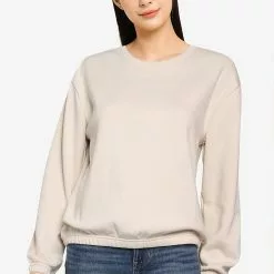 Banana Republic Ls Interlock Seamed Crew