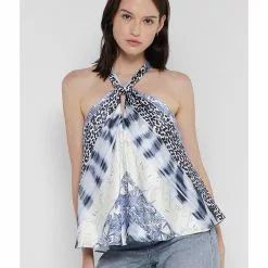 Banana Republic Silk Halter Tank Top