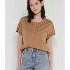 Banana Republic Short Sleeves Supima Boxy Henley Top 2 Banana Republic Short Sleeves Supima Boxy Henley Top -Outlet Banana Republic Store banana republic 9881 6057416 1