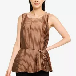 Banana Republic Belted Pleat Top