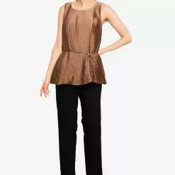 Banana Republic Belted Pleat Top -Outlet Banana Republic Store banana republic 9891 9176295 4