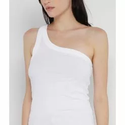 Banana Republic Cotton Rib One Shoulder Top -Outlet Banana Republic Store banana republic 9907 1547416 3