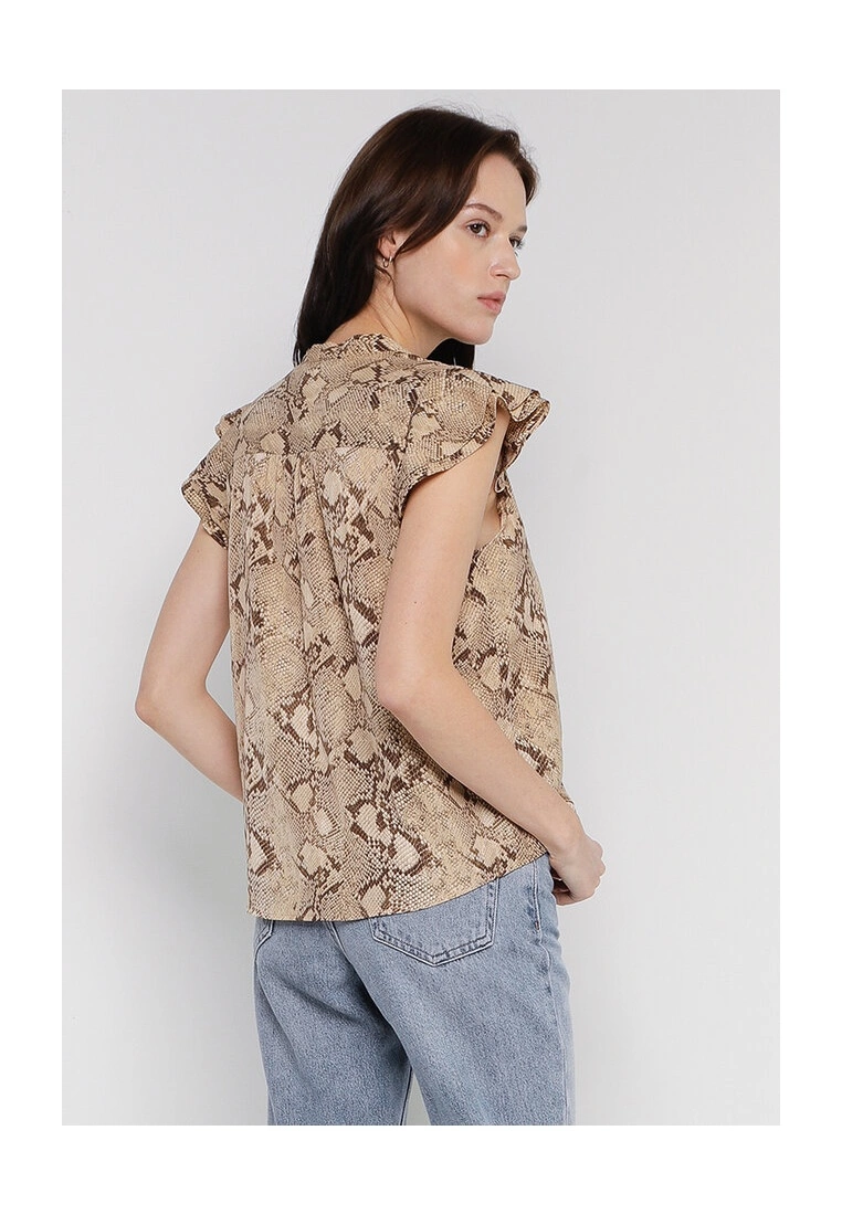 Banana Republic Flutter Sleeves Top 4 Banana Republic Flutter Sleeves Top - Image 2